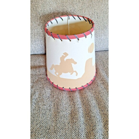 Vintage Western Cowboy Lamp Shades‎ 11 In Round Lamp Shade Lampshade Decor - Picture 2 of 10